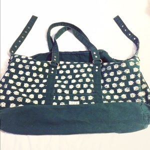 American Eagle Vintage Turtle Print Duffle Bag